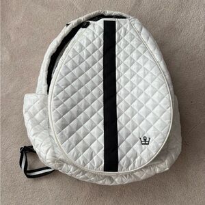 Oliver Thomas White Quilted Backpack